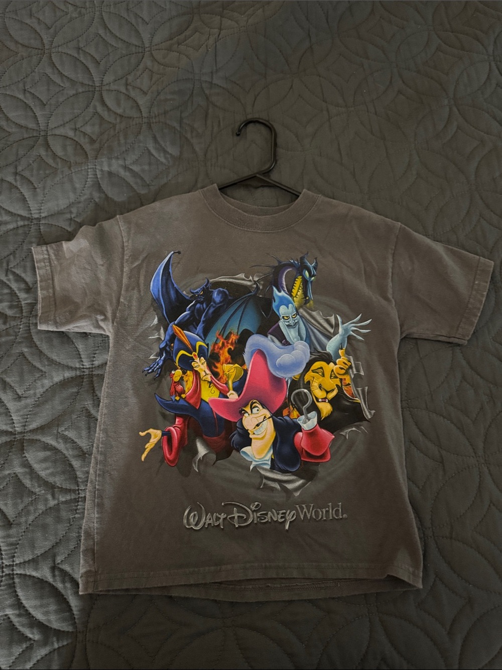 Disney Black/Grey Kids Disney Villains Graphic Tee
